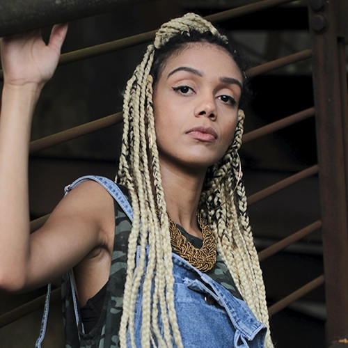 dread sintético branco