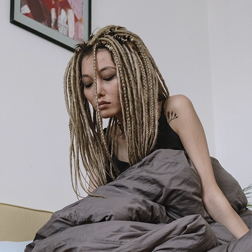 dread sintético branco