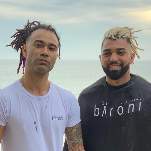 baroni e gabigol com dread