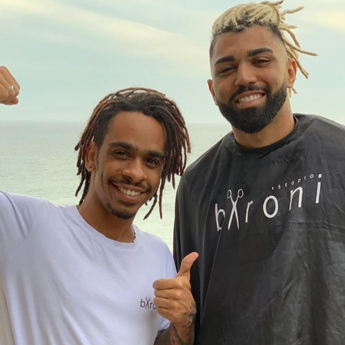 fabinho baroni e gabigol com dread
