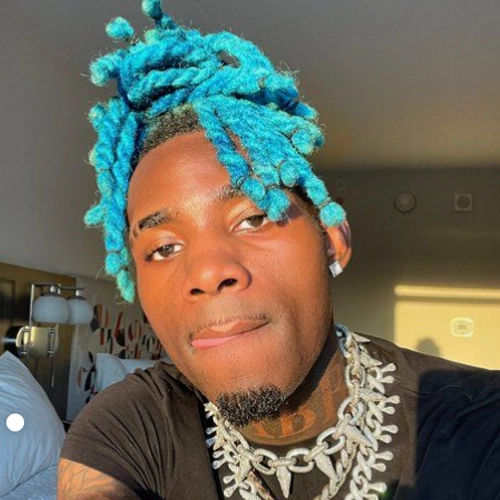 dread de lã azul